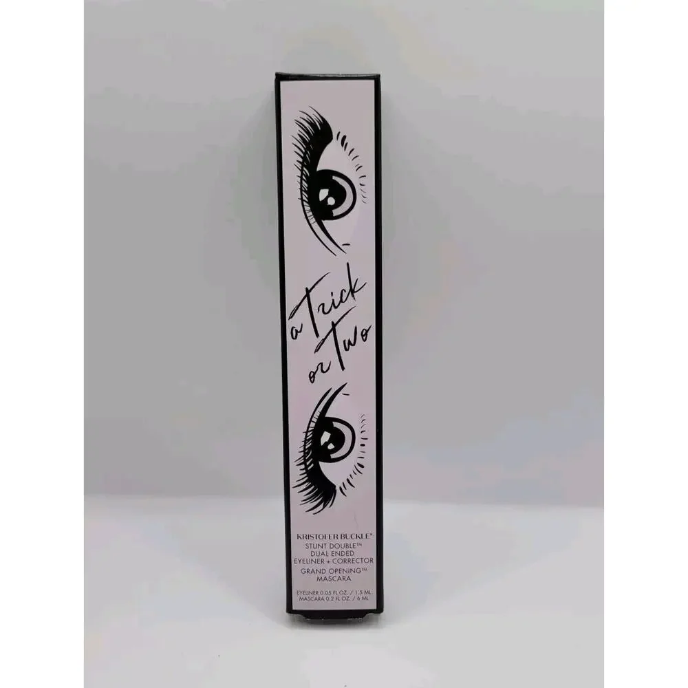 Kristoffer Buckle A TRICK OR TWO Stunt Double Eyeliner + Corrector & Mascara NIB